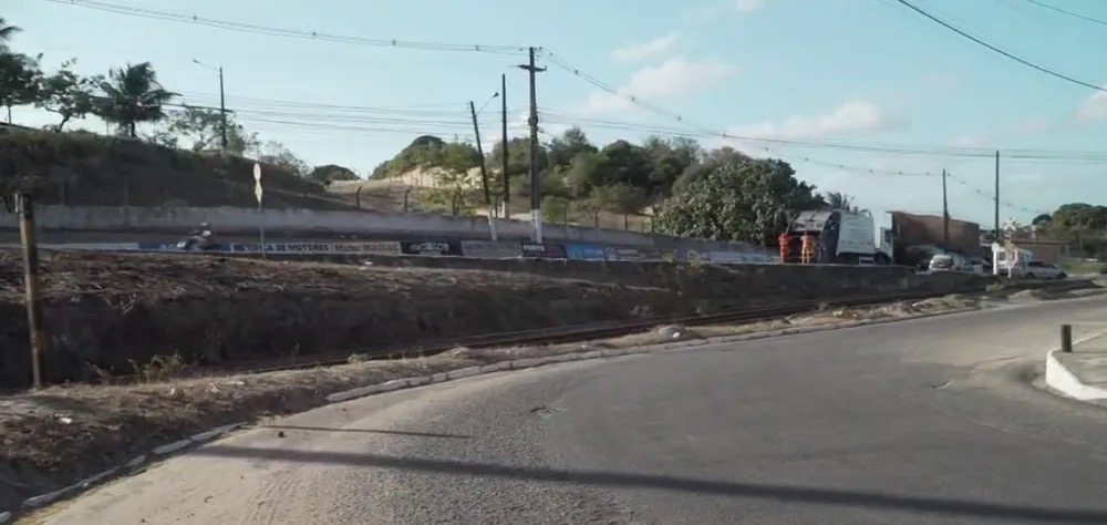pontilhão entre Planalto e Cidade Nova — Foto: Reprodução/Inter TV Cabugi