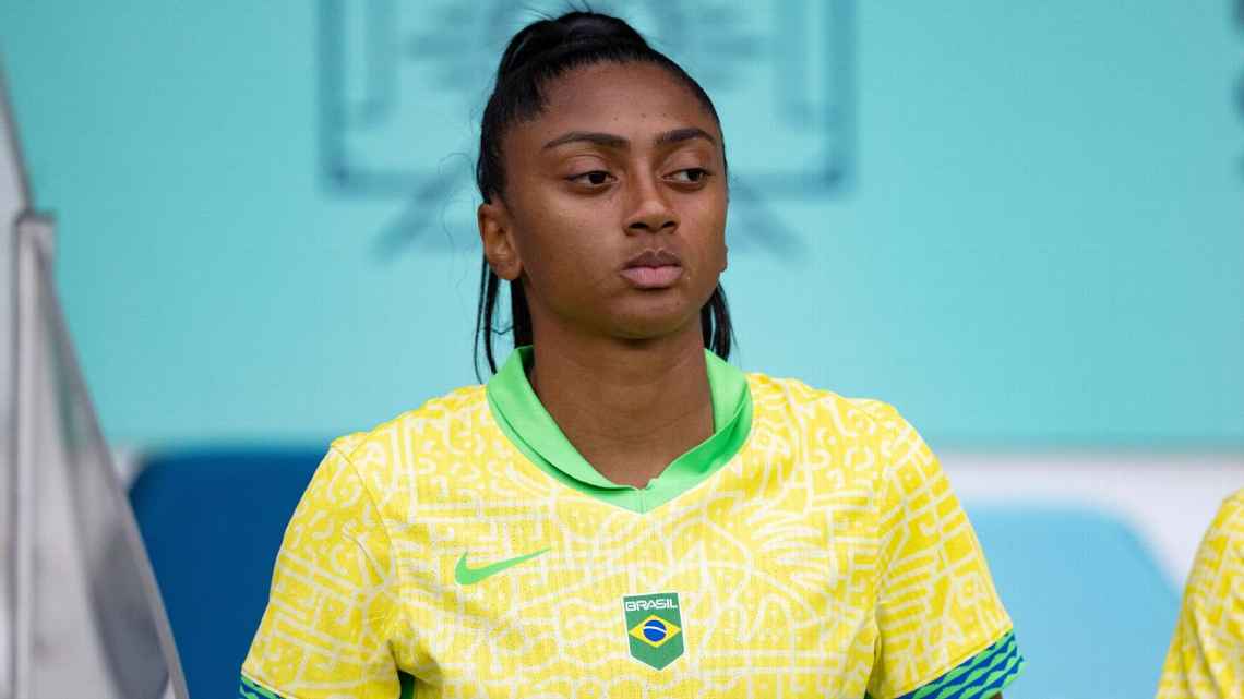 Kerolin, da seleção olímpica feminina de futebol - Getty Images
