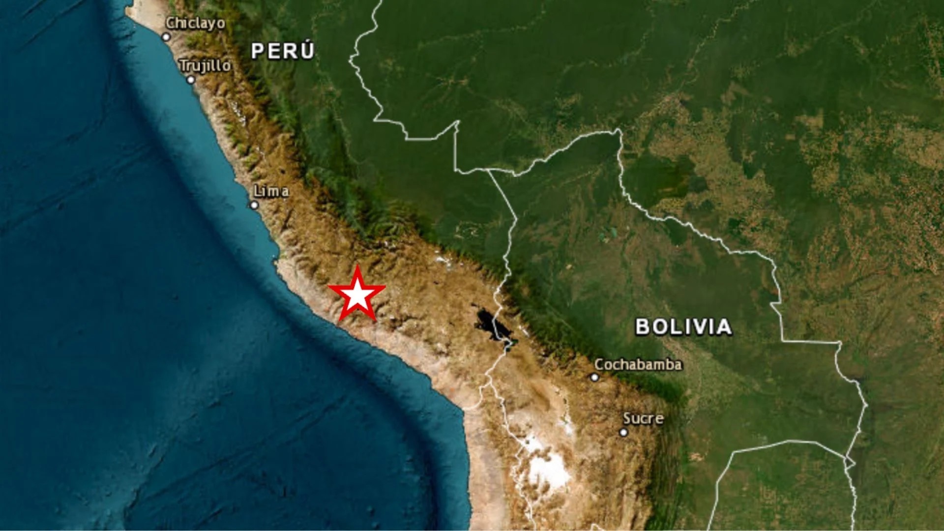 Terremoto no Peru teve uma profundidade de 108 quilômetros e classificação considerada intermediária
