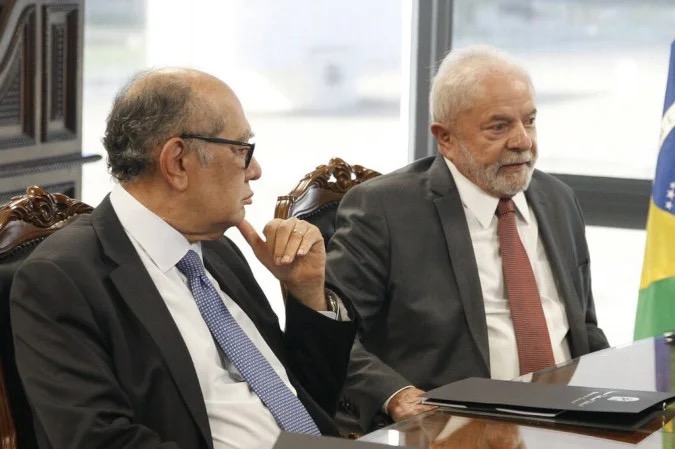 Gilmar Mendes e lula | (crédito: Nelson Jr./SCO/STF)