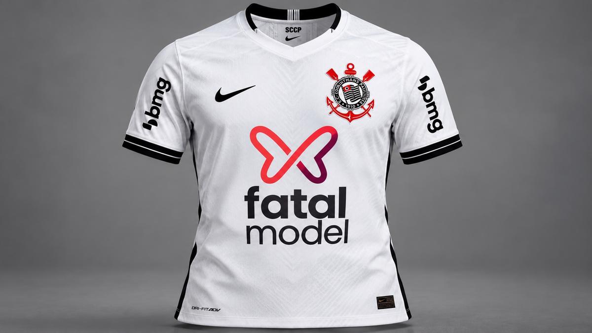 Corinthians recebeu proposta de R$ 120 milhões da Fatal Model para o patrocínio máster - (Foto/IA)