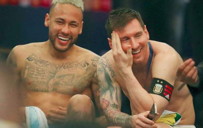 Neymar e Messi