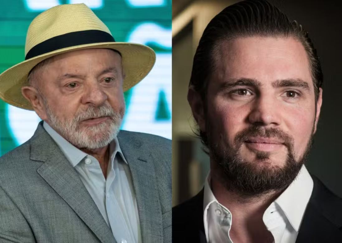 O presidente Luiz Inácio Lula da Silva e o ex-banqueiro Daniel Vorcaro — Foto: Brenno Carvalho/O Globo e Ana Paula Paiva/Valor