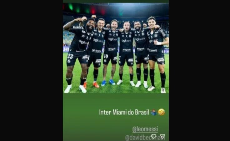 Post de Neymar ironizando Messi e chamando Santos de Inter Miami - Reprodução/Instagram/Neymar
