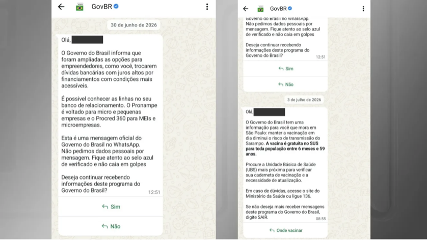 Mensagem enviada pelo GovBR   •  CNN