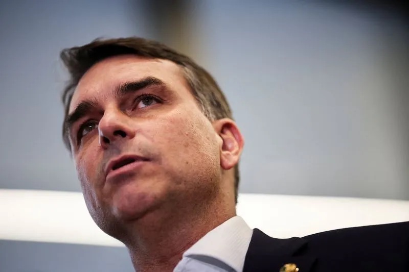 Flávio Bolsonaro (PL), candidato à Presidência da República  • 19 de maio de 2026REUTERS/Mateus Bonomi