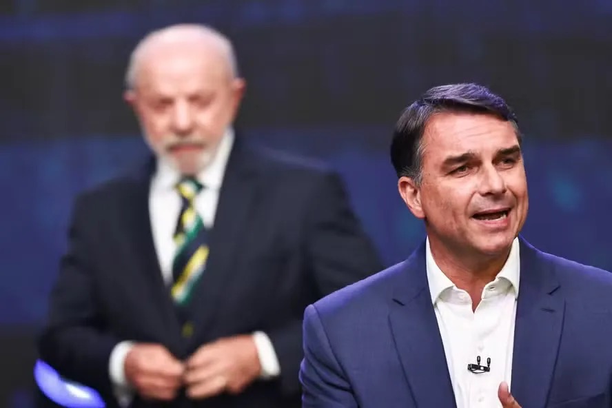 LULA E FLÁVIO BOLSONARO