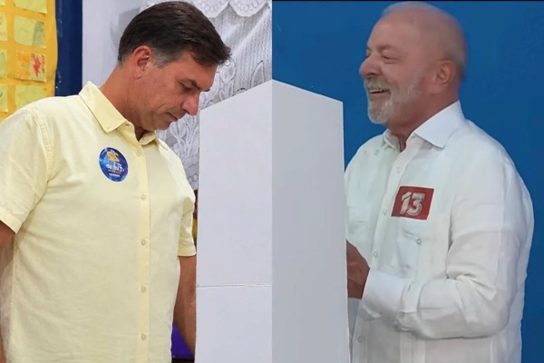 Em 78 locais de votação Flávio não teve votos e Lula ganhou de lavada